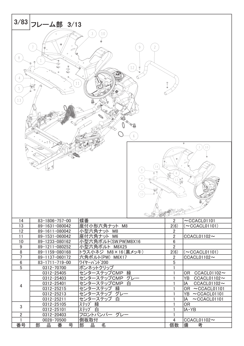 フレーム部 3/13
