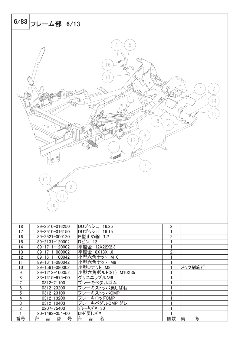 フレーム部 6/13
