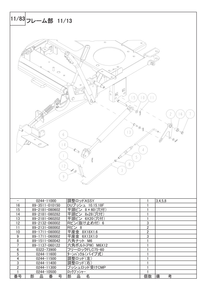 フレーム部 11/13
