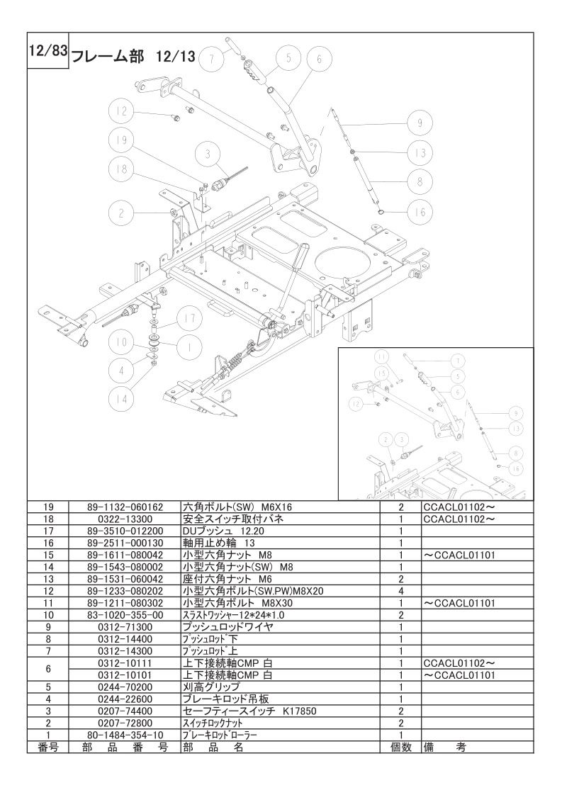 フレーム部 12/13