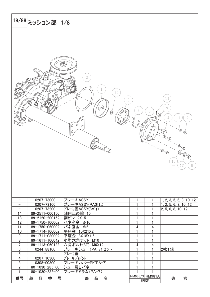 ミッション部 1/8