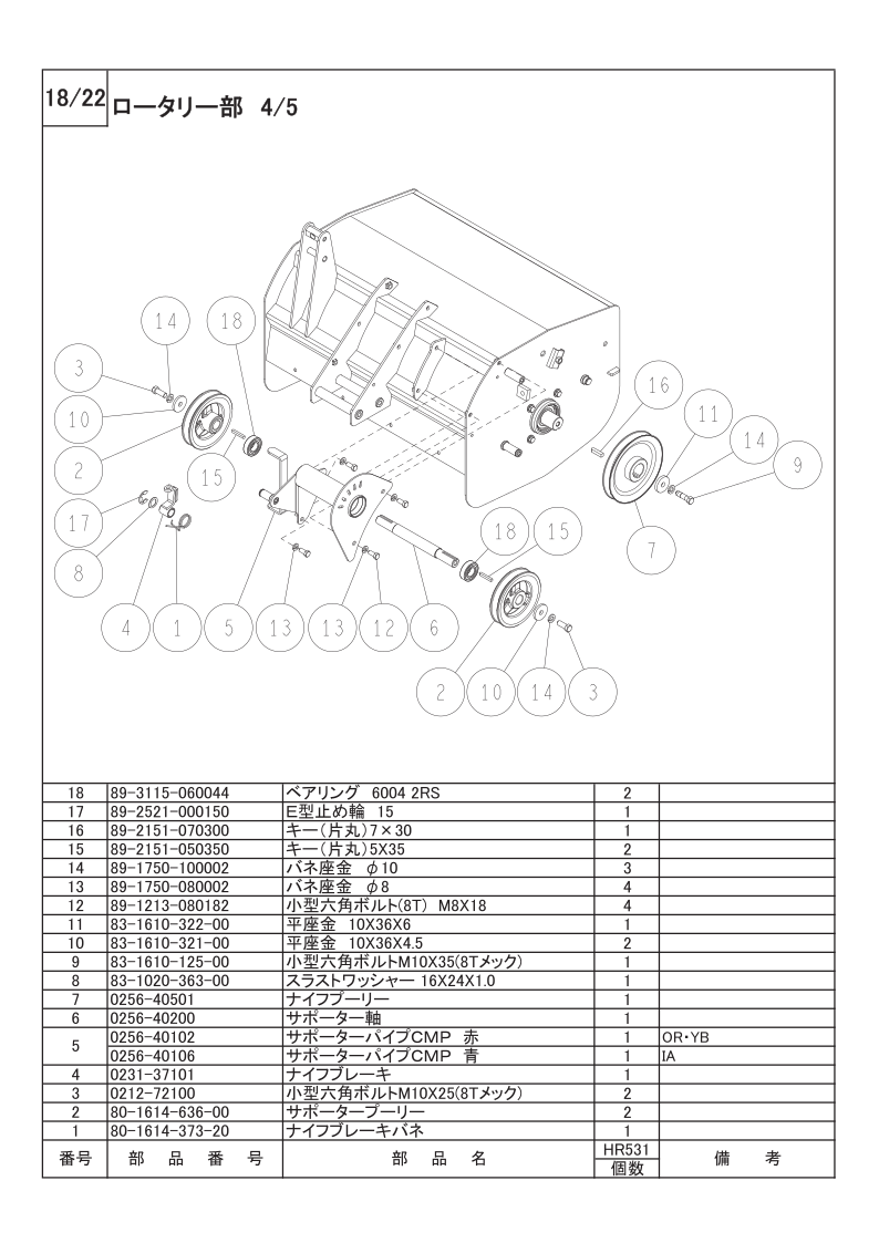 ロータリー部 4/5