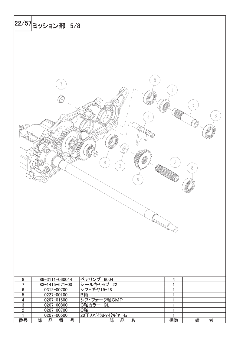 ミッション部 5/8