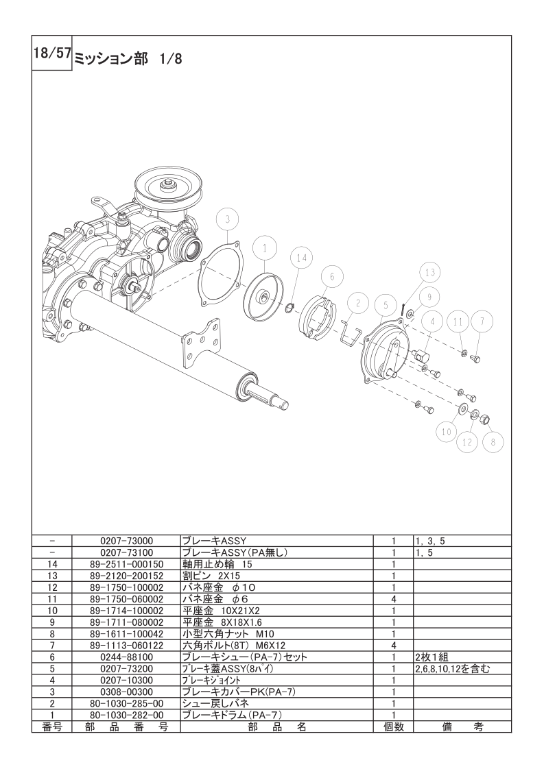 ミッション部 1/8