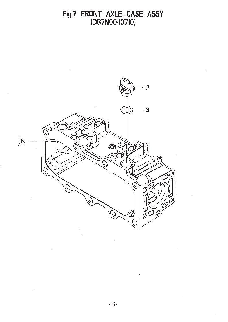 フロントアクスルケース ASSY