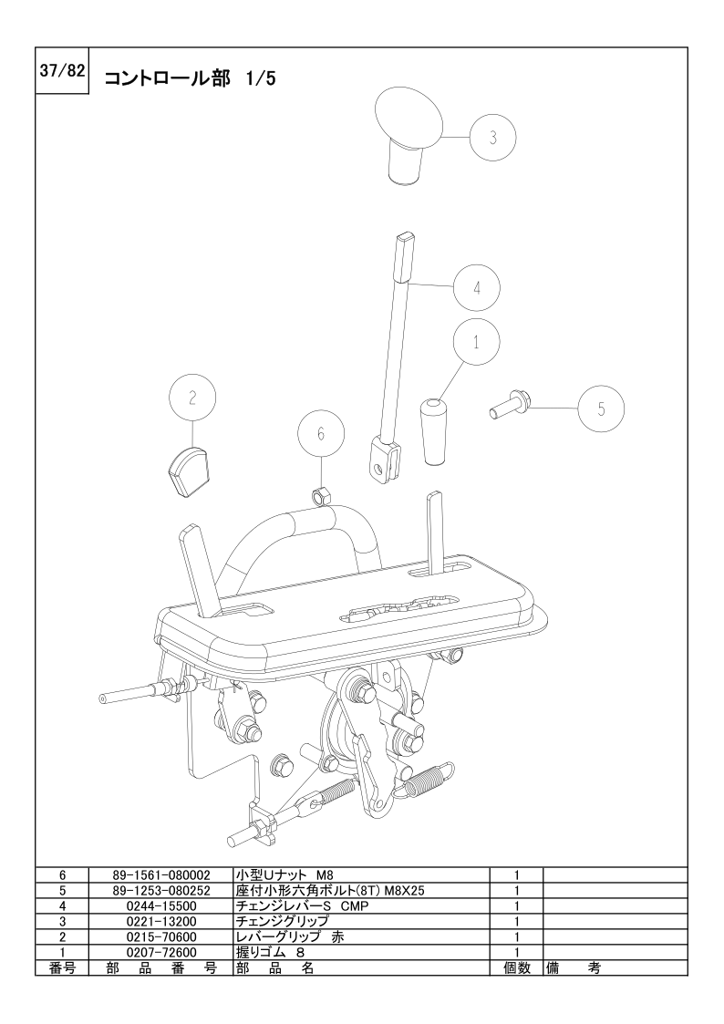 コントロール部 1/5