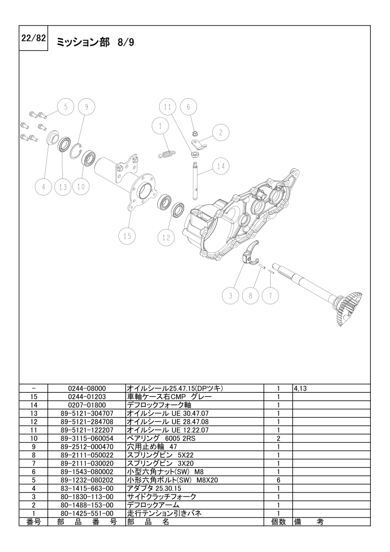 ミッション部 8/9