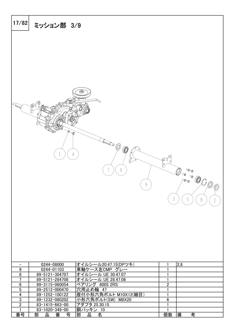 ミッション部 3/9