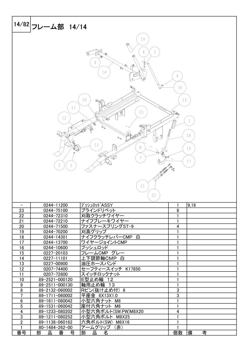 フレーム部 14/14