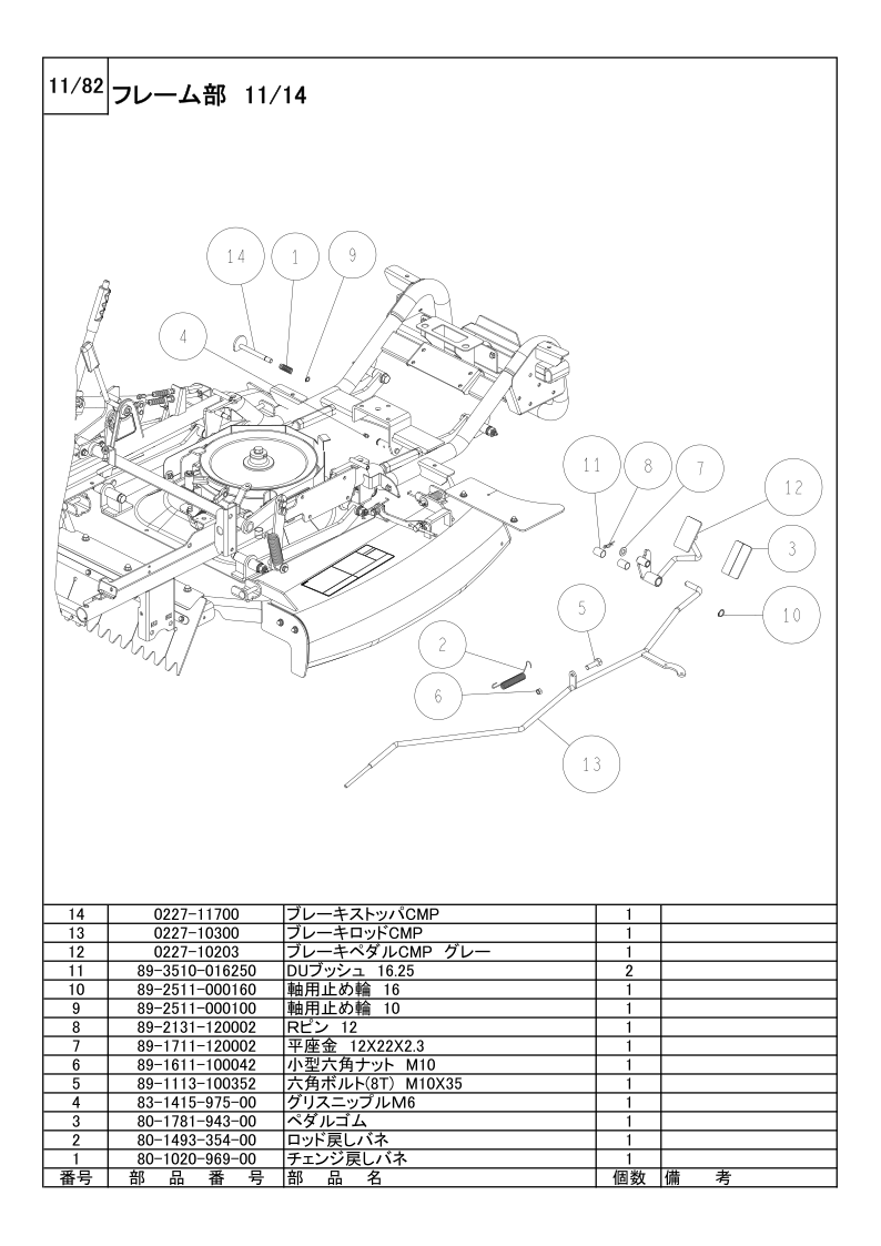 フレーム部 11/14