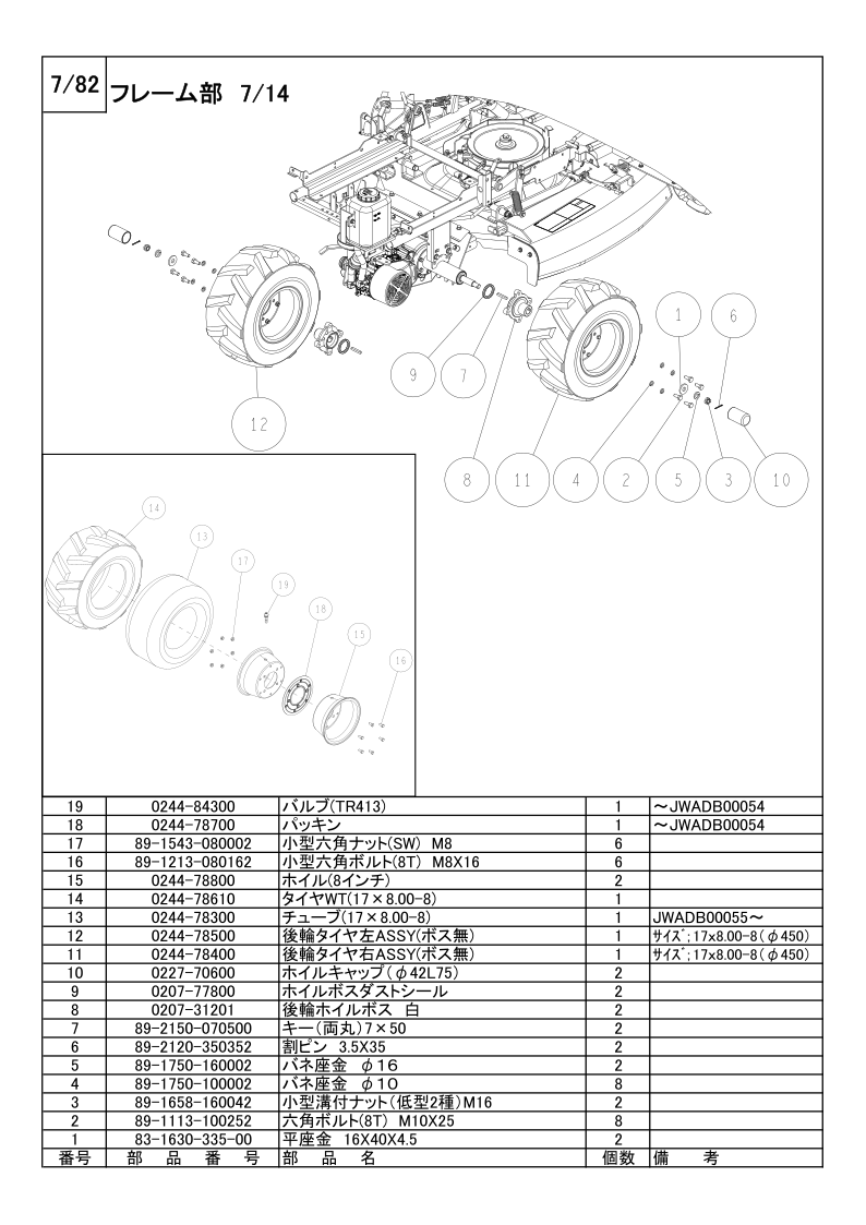 フレーム部 7/14