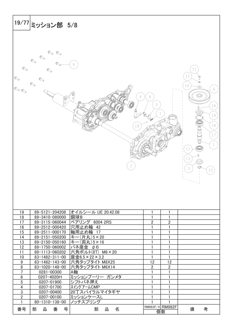 ミッション部 5/8