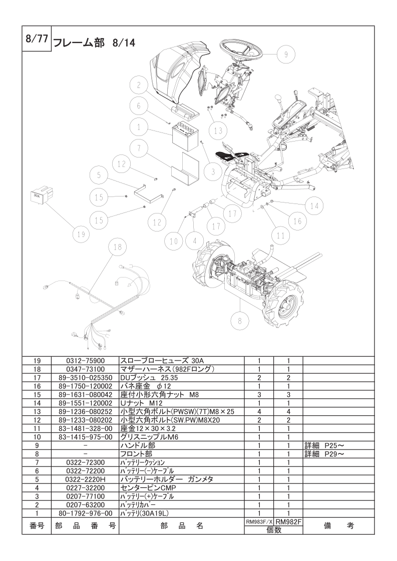 フレーム部 8/14