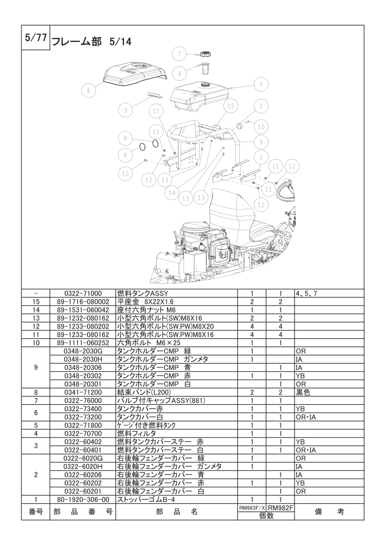 フレーム部 5/14