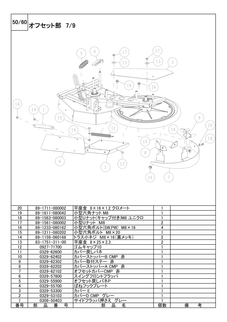 オフセット部 7/9