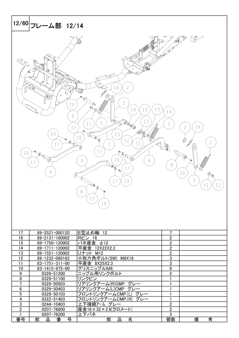 フレーム部 12/14