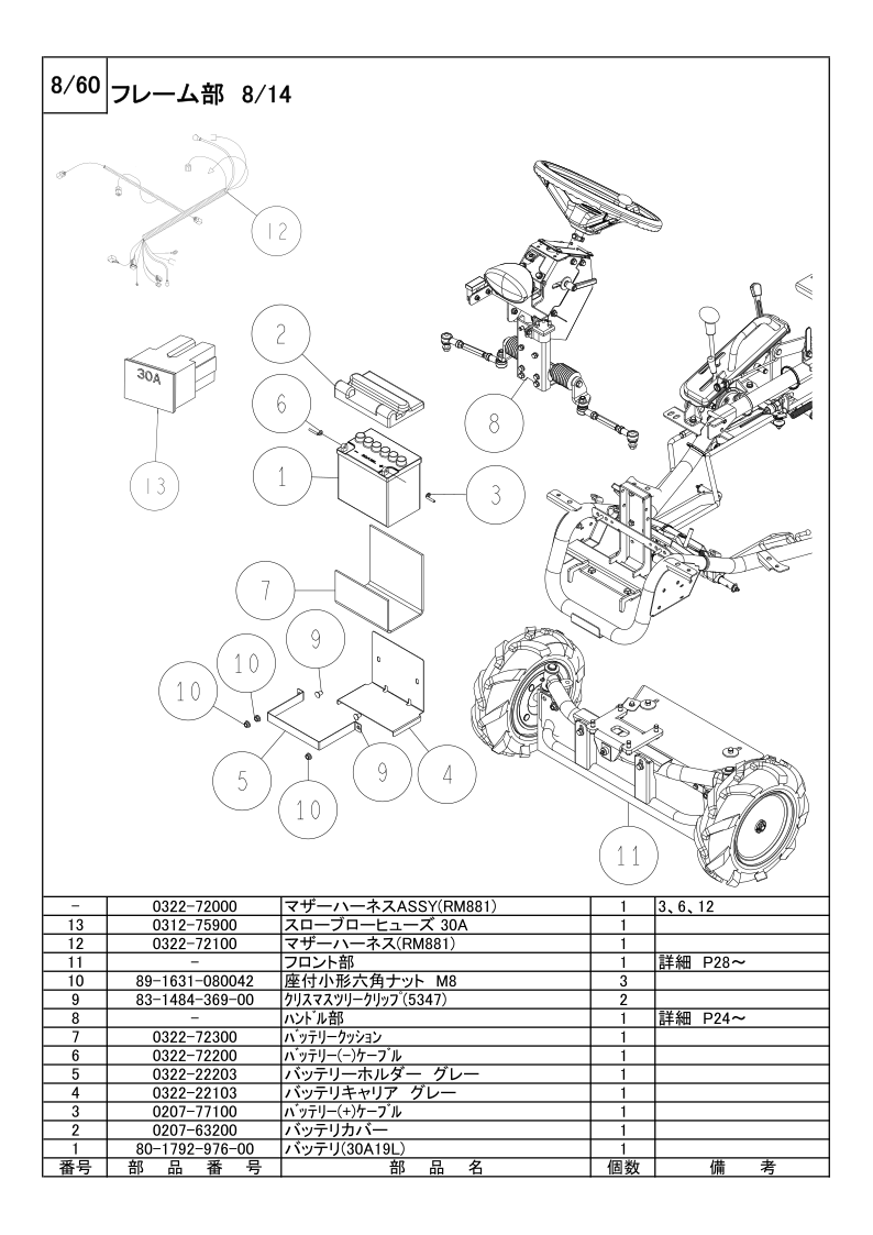 フレーム部 8/14