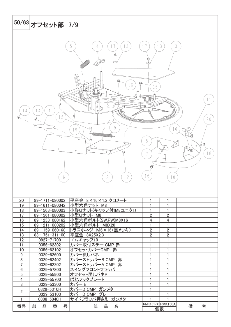 オフセット部 7/9