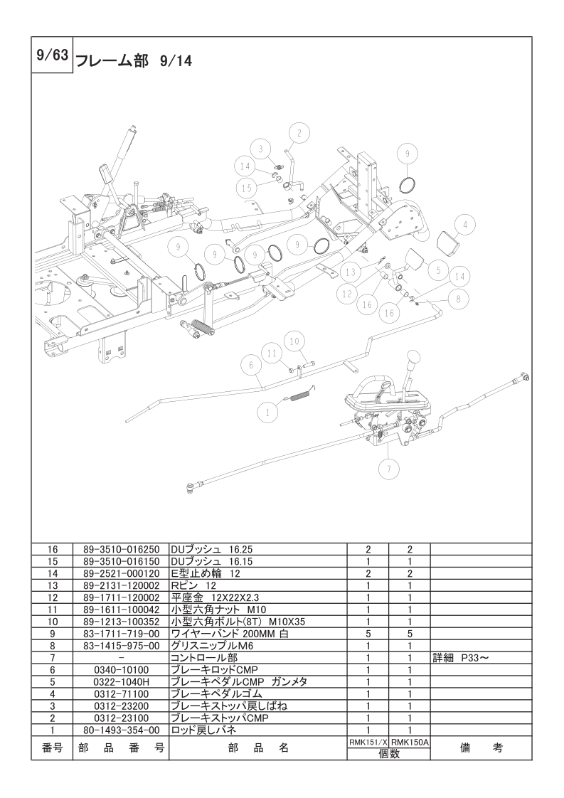 フレーム部 9/14