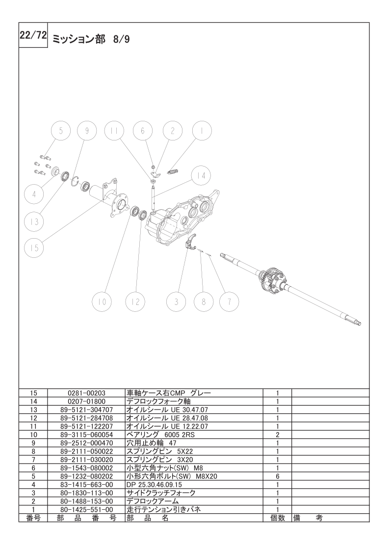 ミッション部 8/9
