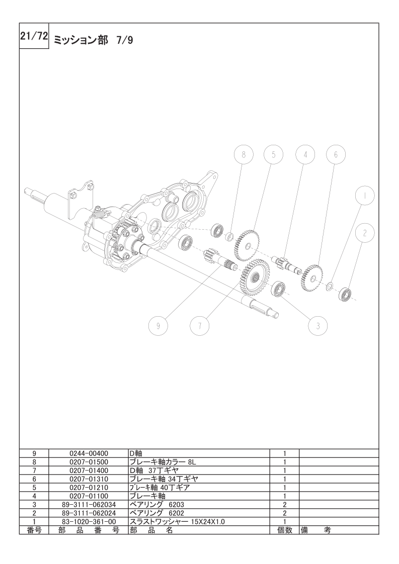 ミッション部 7/9