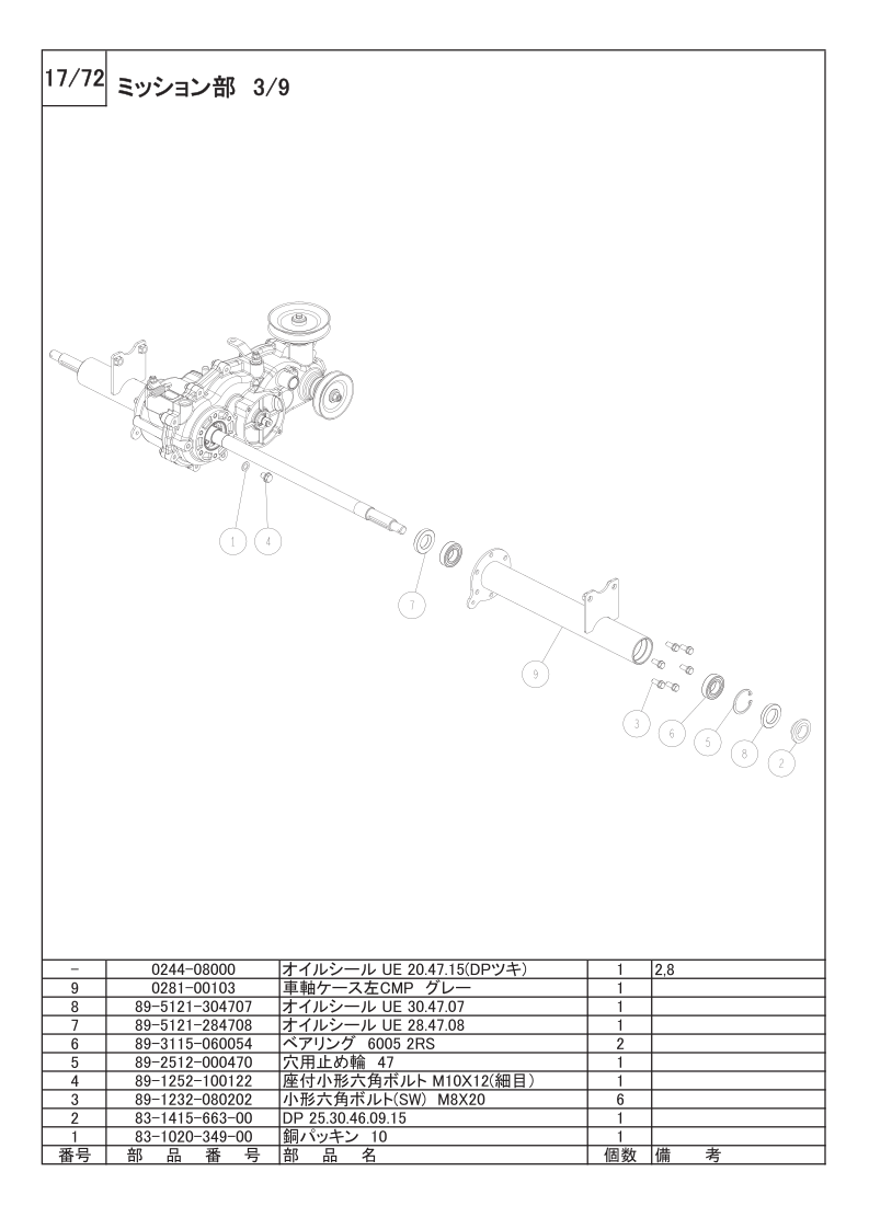 ミッション部 3/9