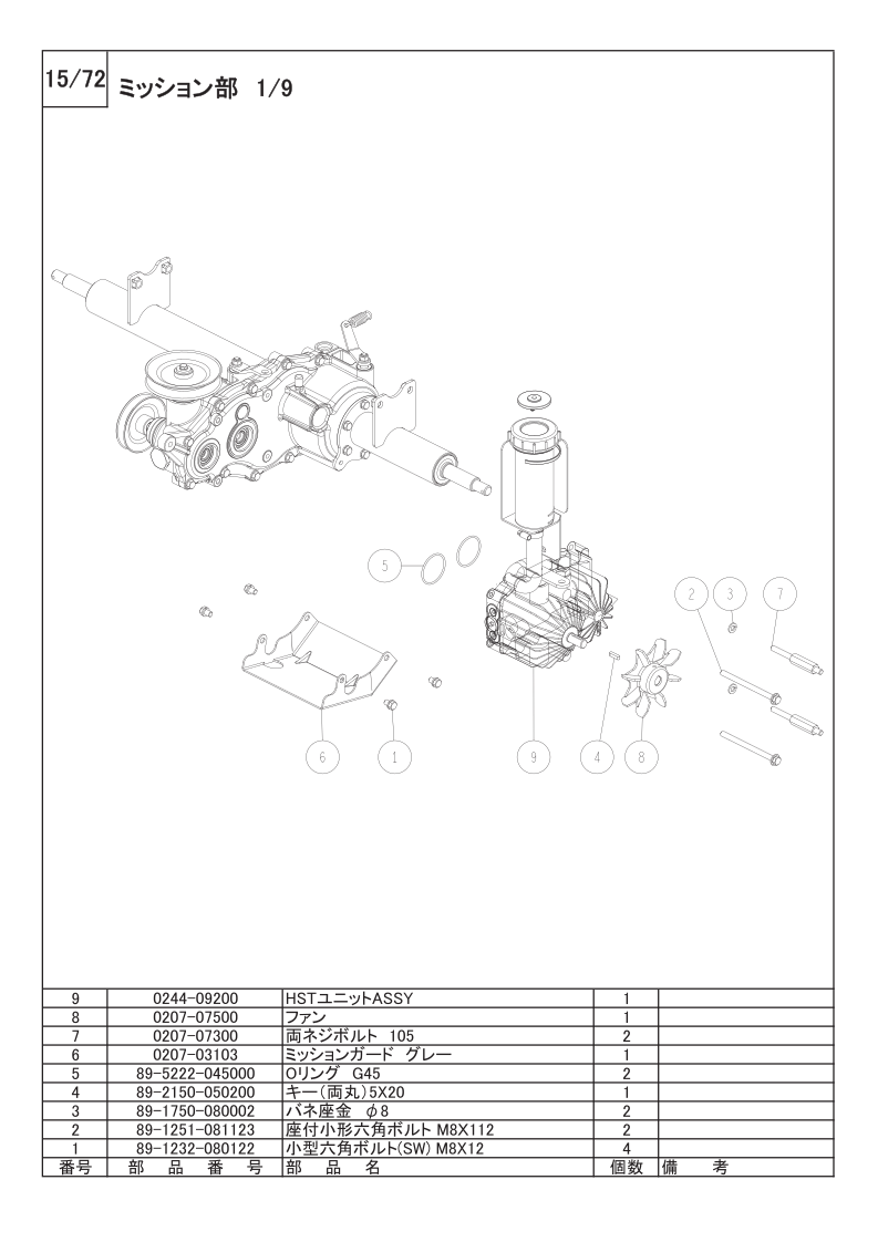 ミッション部 1/9
