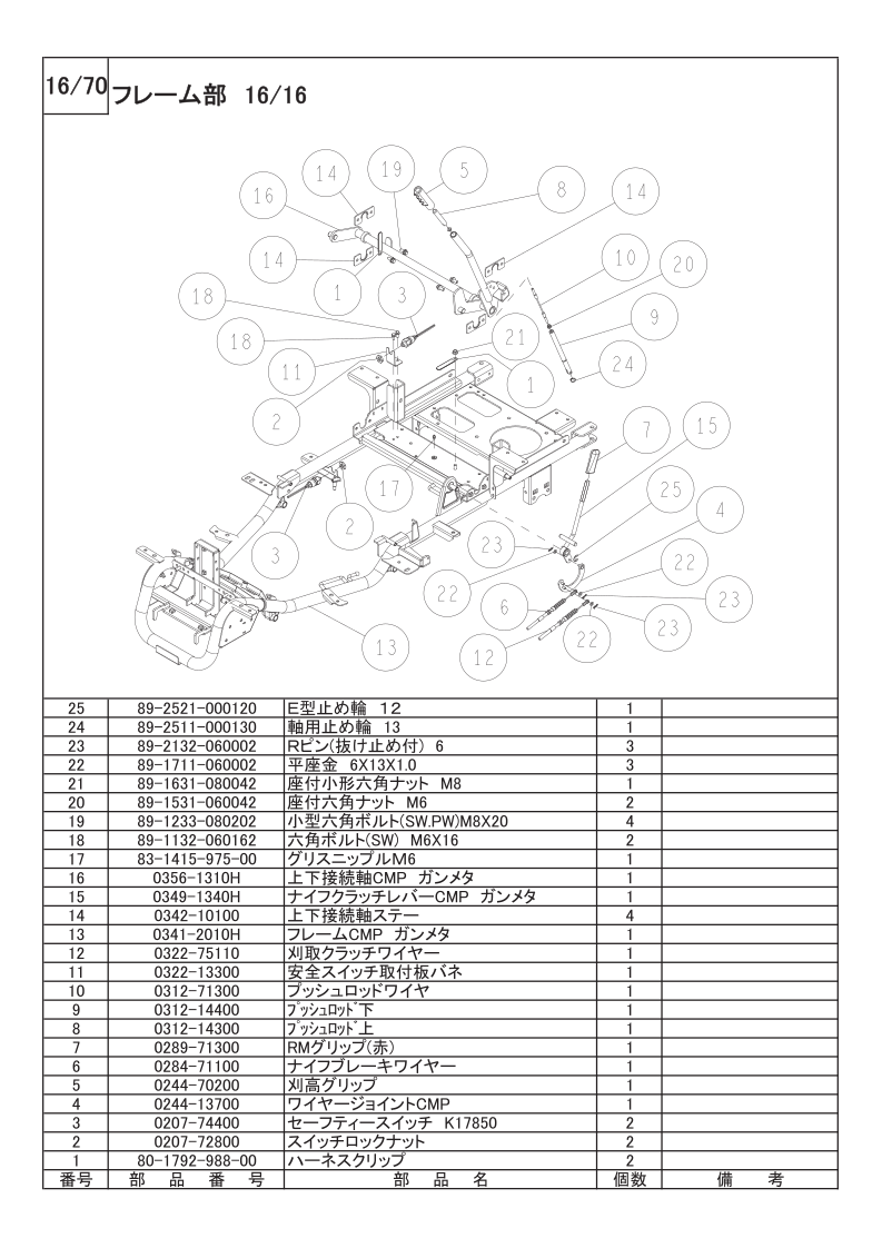 フレーム部 16/16