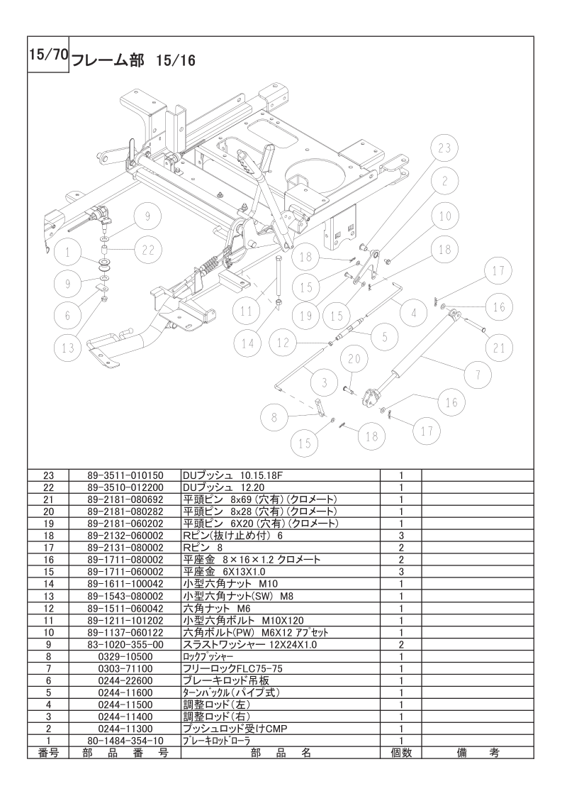 フレーム部 15/16