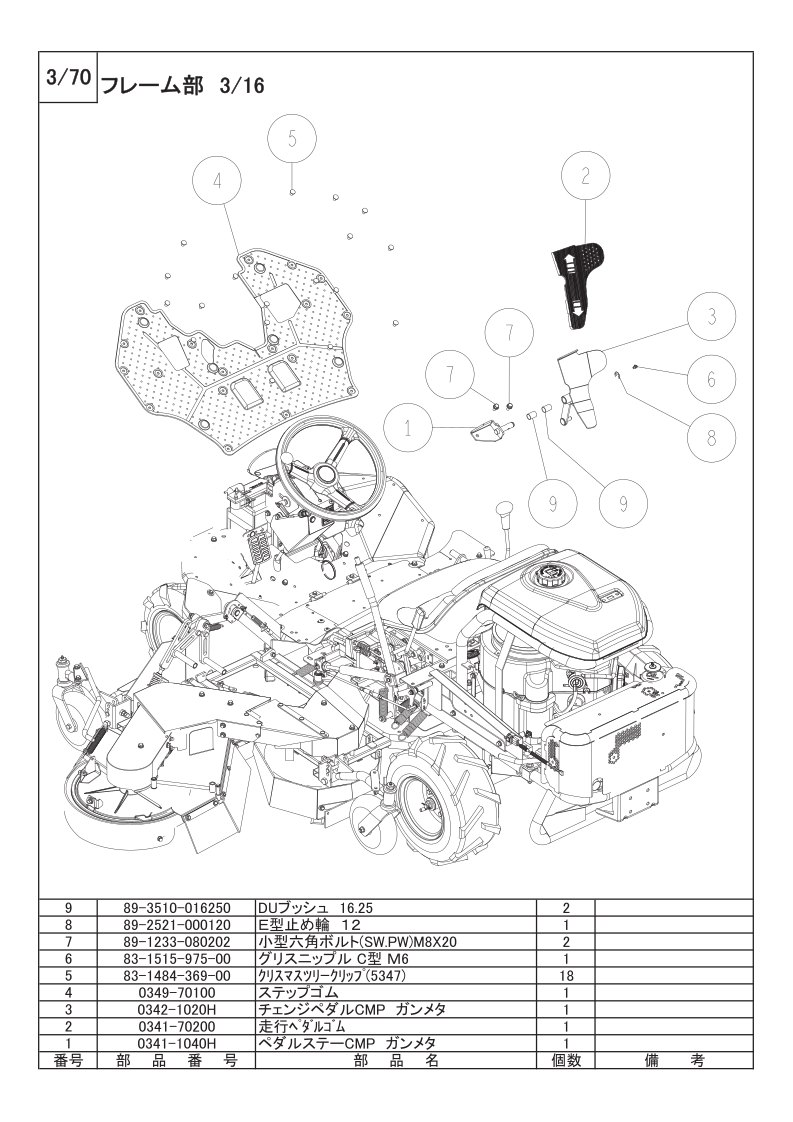 フレーム部 3/16