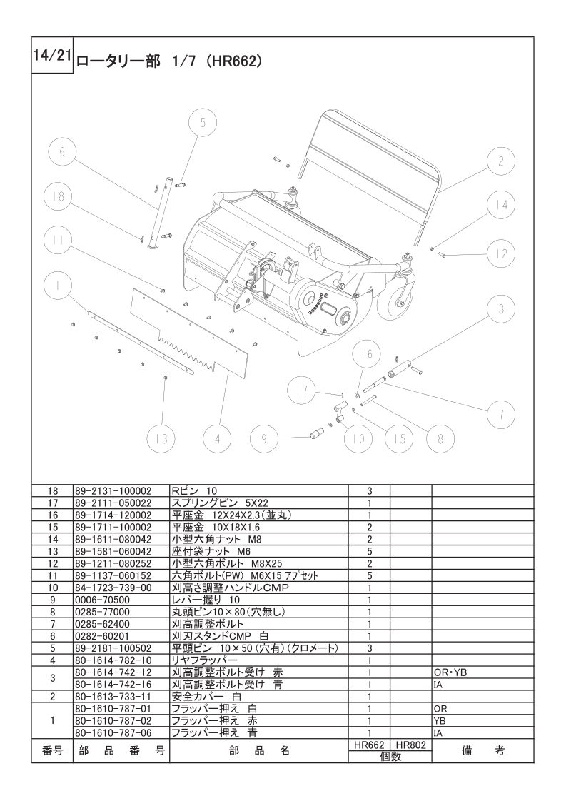 ロータリー部 1/7