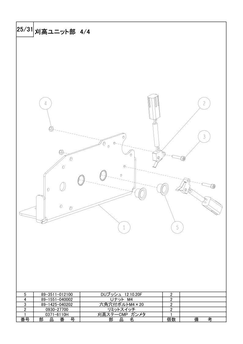 刈高ユニット部 4/4