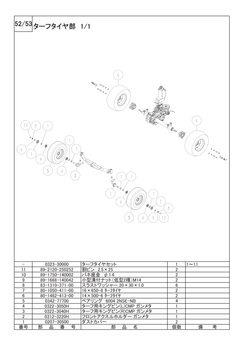 ターフタイヤ部 1/1