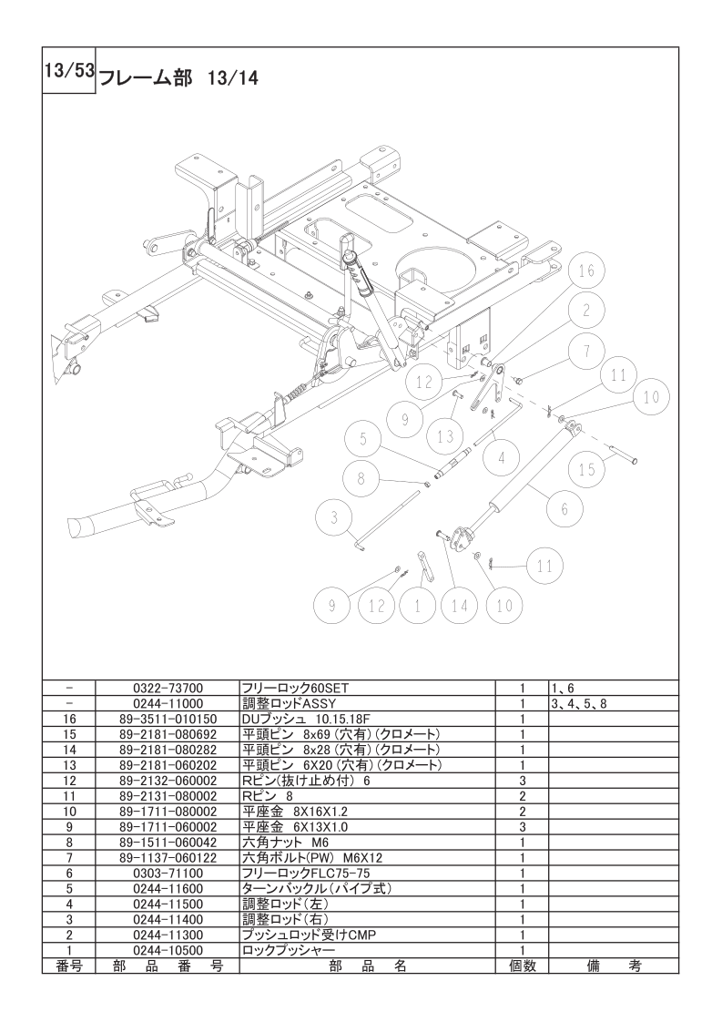 フレーム部 13/14