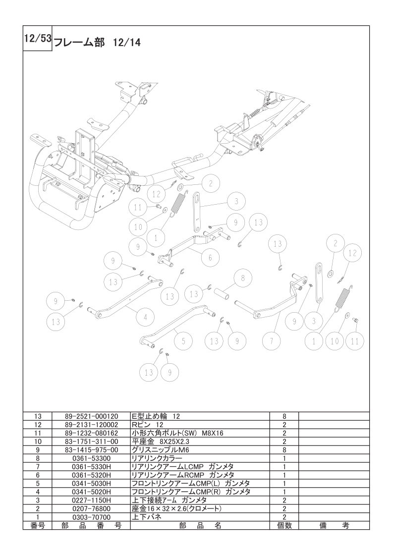 フレーム部 12/14