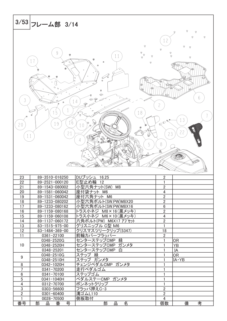 フレーム部 3/14