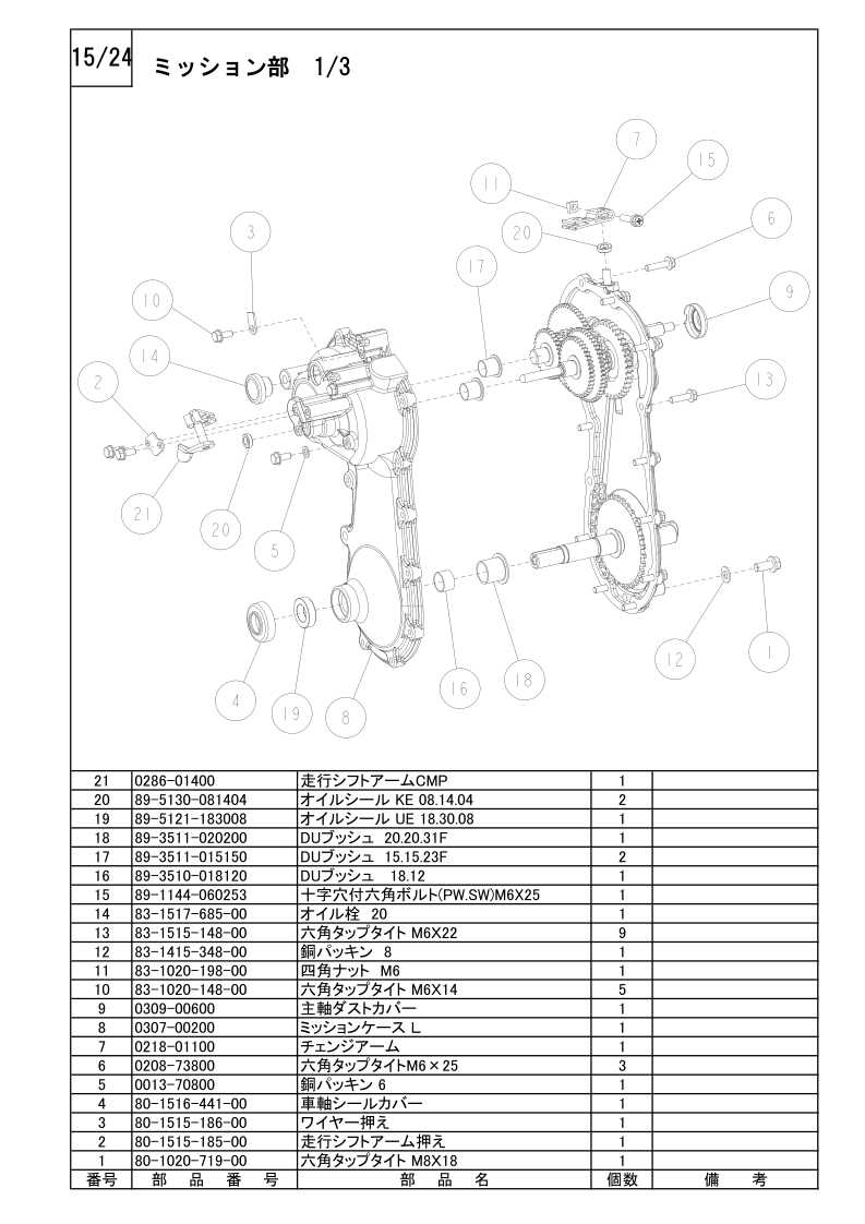 ミッション部 1/3