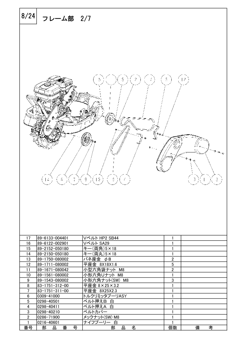 フレーム部 2/7