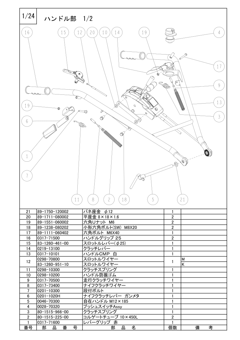 ハンドル部 1/2