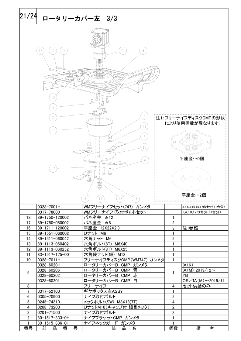 ロータリーカバー左 3/3