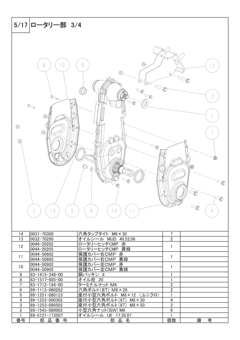 ロータリー部 3/4
