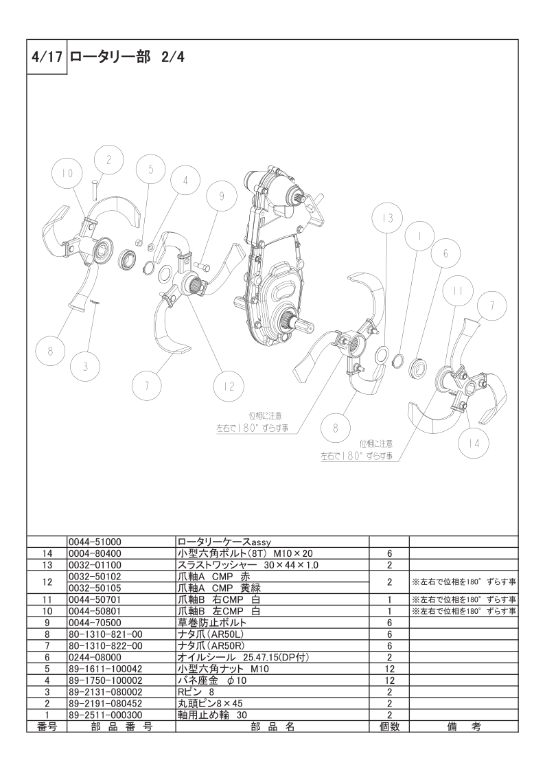 ロータリー部 2/4