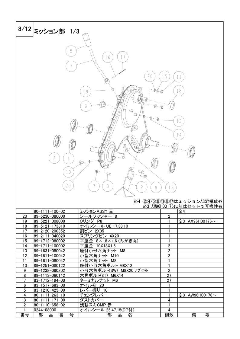 ミッション部 1/3