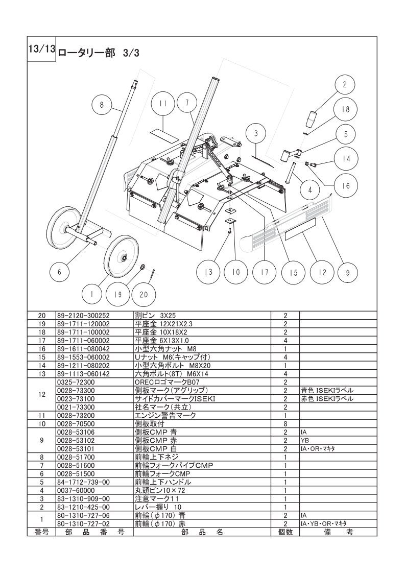 ロータリー部 3/3