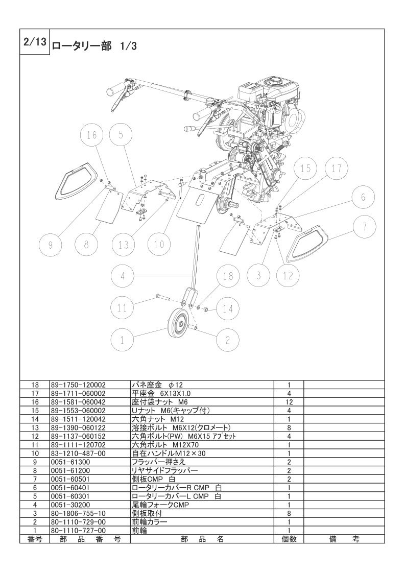 ロータリー部 1/3