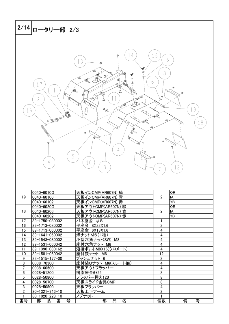 ロータリー部 2/3