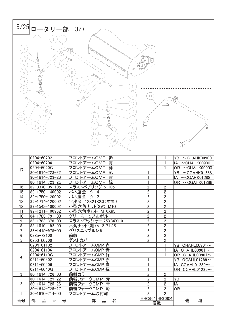 ロータリー部 3/7