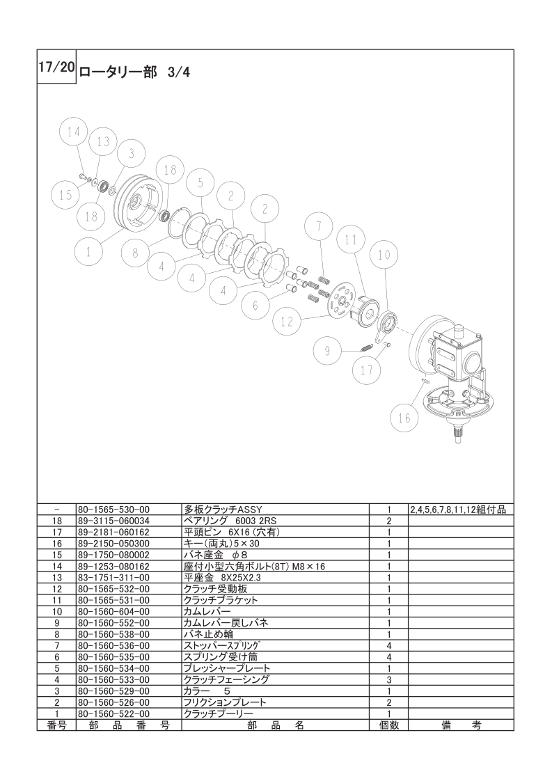 ロータリー部 3/4