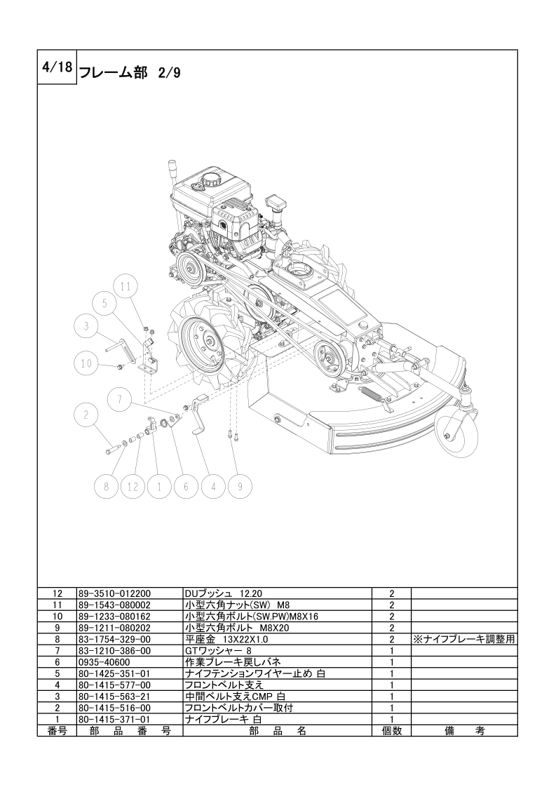 フレーム部 2/9