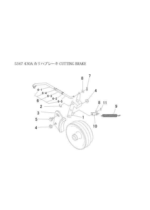 本体 FIG28 刈刃ブレーキ